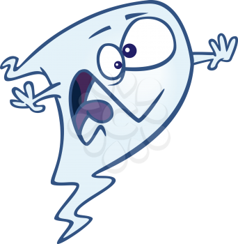 Royalty Free Clipart Image of a Ghost