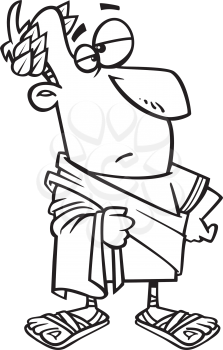 Royalty Free Clipart Image of a Julius Caesar