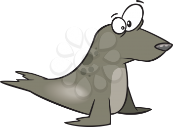Royalty Free Clipart Image of a Seal
