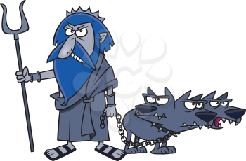 Royalty Free Clipart Image of Hades