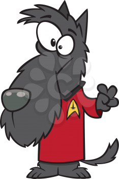 Royalty Free Clipart Image of a Scottie Dog