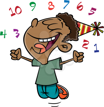 Royalty-free clipart image for New Years