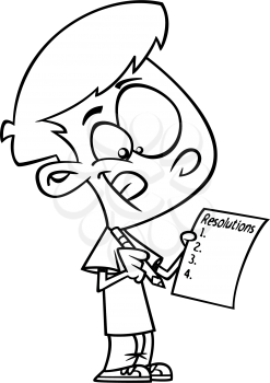 Royalty-free clipart image for New Years