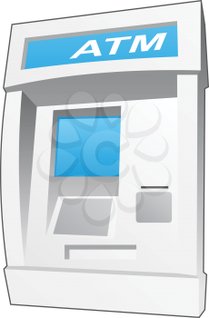 Royalty Free Clipart Image of an ATM