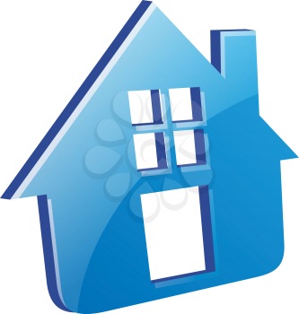 Royalty Free Clipart Image of a House