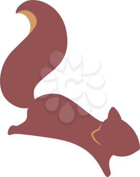 Royalty Free Clipart Image of a Squirrel