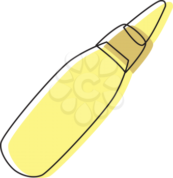Royalty Free Clipart Image of a Plastic Bottle