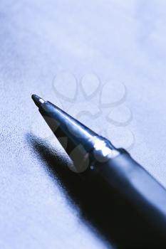 Royalty Free Photo of a Blue Pen