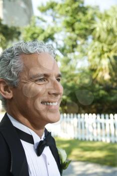 Royalty Free Photo of a Smiling Groom