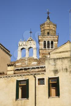 Royalty Free Photo of a Church Exterior in Venice, Italy