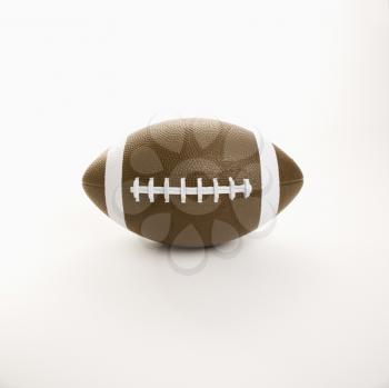 American football on white background.