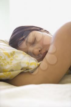 Royalty Free Photo of a Woman Sleeping