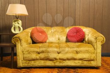 Royalty Free Photo of a Still Life of a Retro Style Living Room