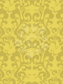 Royalty Free Clipart Image of Wallpaper Pattern

