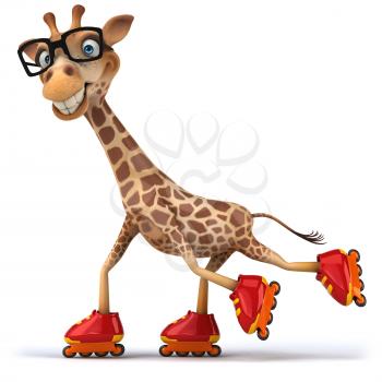 Fun giraffe