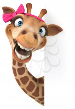 Fun giraffe