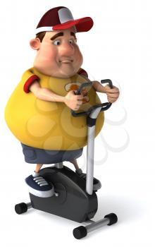 Overweight guy