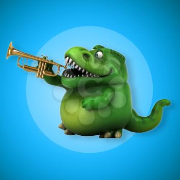 Fun Trex - 3D Illustration