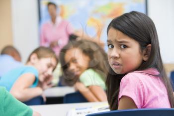 Royalty Free Photo of a Student Being Bullied