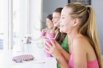 Royalty Free Photo of Women Having a Cold Drink