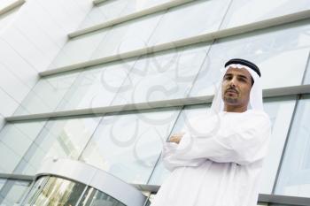 Royalty Free Photo of a Man Standing Outdoors