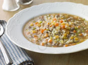Royalty Free Photo of Bowl of Scotch Broth