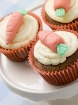 Royalty Free Photo of Carrot Cup Cakes