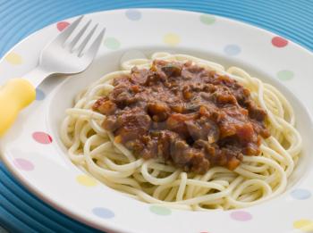 Royalty Free Photo of Spaghetti Bolognese