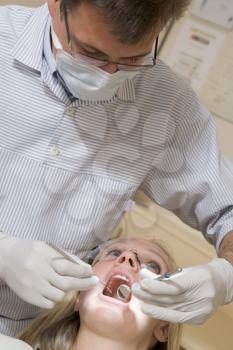 Royalty Free Photo of a Dental Procedure