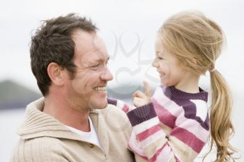 Royalty Free Photo of a Father and Daughter