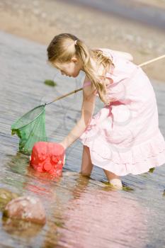 Royalty Free Photo of a Girl at the Beach