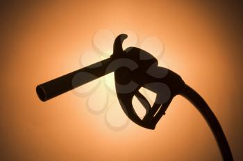 Royalty Free Photo of a Fuel Pump Silhouette