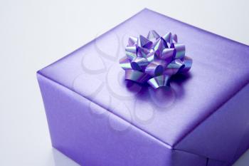 Royalty Free Photo of a Purple Present