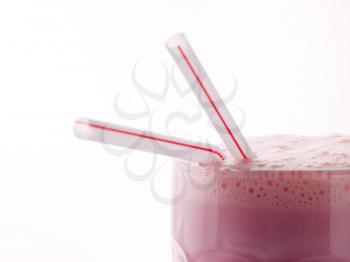 Royalty Free Photo of a Strawberry Milkshake