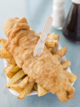 Royalty Free Photo of Fish and Chips