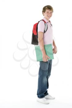 Royalty Free Photo of a Boy With Books