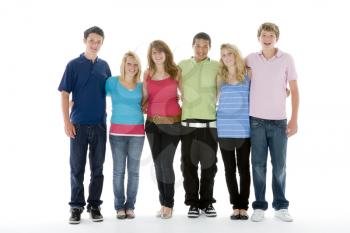 Group Shot Of Teenagers