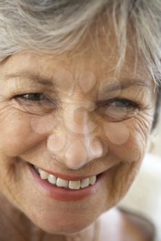Royalty Free Photo of a Grey-Haired Woman