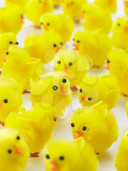 Royalty Free Photo of Toy Easter Chicks