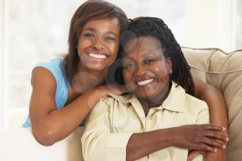 Royalty Free Photo of a Mother and Daughter