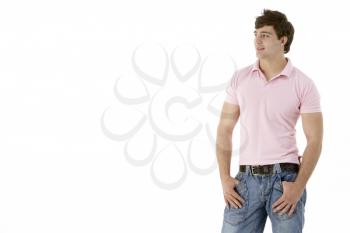 Royalty Free Photo of a Teen in a Pink Shirt