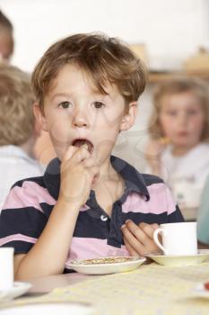 Royalty Free Photo of a Preschool Tea Party