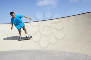 Royalty Free Photo of a Skateboarder