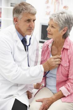 Doctor with female patient