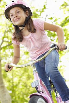 Girl riding bike