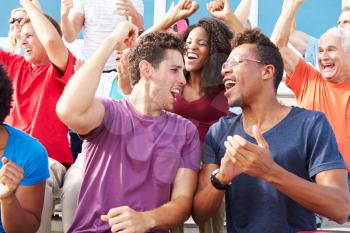 Audience Cheering At Outdoor Concert Performance