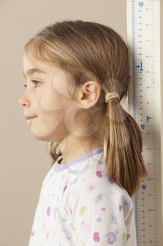 5 year old girl measuring height