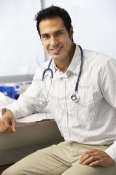 Portrait Of Male Doctor In Surgery