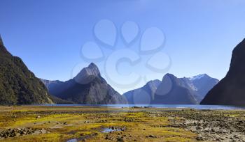 View Of Milford Sound In New Zealand's South Island