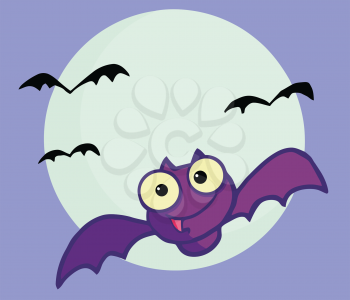 Royalty Free Clipart Image of Bats